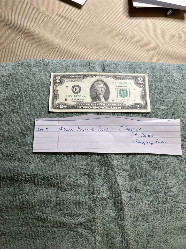 2007 Two Dollar Bill E Series - Image 1 of 1