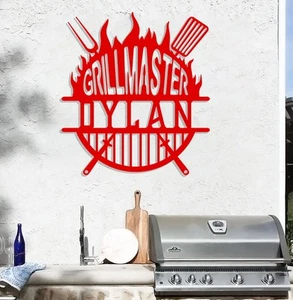 Personalized Grillmaster Sign - Picture 1 of 9