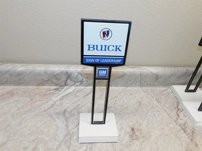  Advertising General Motors Buick Car Dealership Desk Top Sign, Repro, Nice! - Image 1 of 4