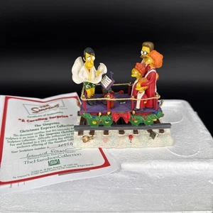 Simpsons Christmas Express Train "A Caroling Surprise" Hamilton 2095A - Bild 1 von 8