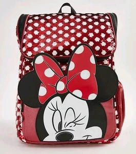 Disney Minnie Mouse Sequin Spotty Rucksack Xmas Gift Birthday π From George - Picture 1 of 4