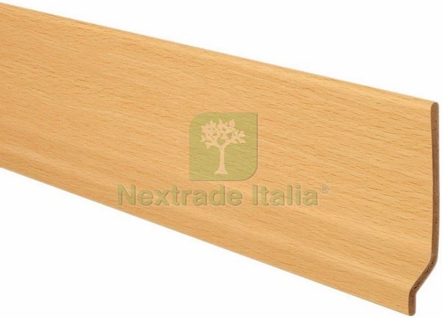 48PZ BATTISCOPA 70X9 PVC ESPANSO 200 CM FAGGIO: - Immagine 1 di 1