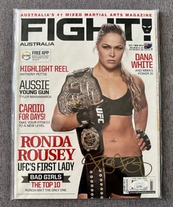 Ronda Rousey Signed *Rare Australian Fight Magazine Oct/Nov 2013 JSA NM UFC MMA - Picture 1 of 2