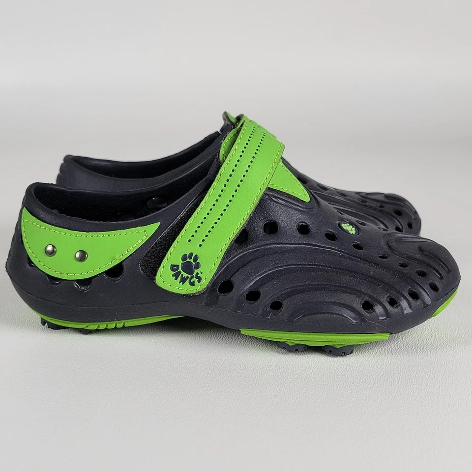 DAWGS Kidlogs, niños talla 11/28 negro verde  Foto 1 de 4