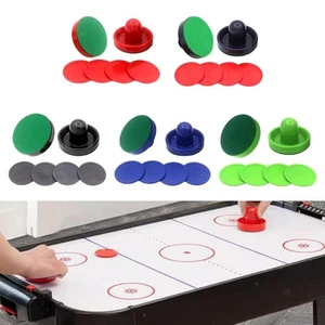 1 Set Mini-Airhockey-Schieber und Airhockey-Pucks, Filz-Airhockey-Paddel - Picture 1 of 35