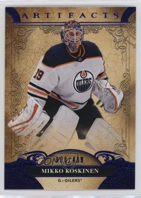 2020-21 Upper Deck Artifacts Blue Sapphire /499 Mikko Koskinen #4 - Image 1 of 2