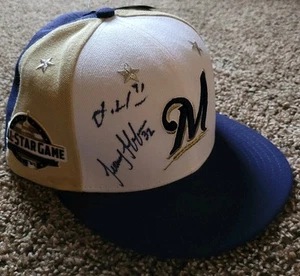 MILWAUKEE BREWERS 2018 ALL-STAR  Hat Auto Hader Jeffries 7 3/4 New Era 59Fifty - Picture 1 of 17