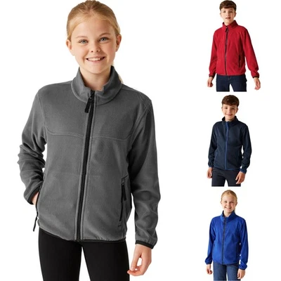 Regatta Kids Junior Full Zip Microfleece Jacke | Unisex leichtes warmes Fleece