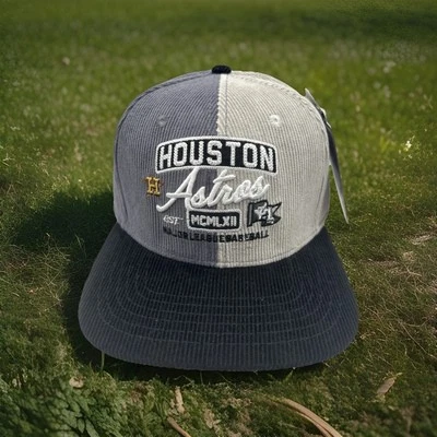 Houston Astros шляпа альтернативный логотип Pro стандарт 2 тона серый ребристый Snapbk крышка H23 - Изображение 1 из 4