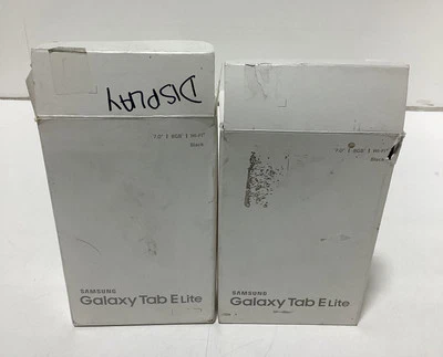 Tabletas Samsung Galaxy Tab E Lite SM-T113 Paquete Negro SOLO PIEZAS LOTE DE 2 Foto 1 de 4