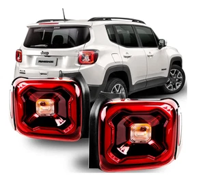 FARO FANALE FANALINO STOP POSTERIORE FULL LED SX+DX  PER JEEP RENEGADE 05/2018 - Imagen 1 de 2