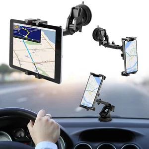 360° Universal Car Windshield Holder Desktop Mount for Cellphone Tablet iPad GPS - Picture 1 of 10