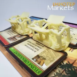Egyptian Markets Imhotep Builder of Egypt Board Game Upgrade Custom 3D Models - Picture 1 of 9