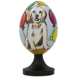 Labrador Retriever Hund Geburtstag Party Holzfigur - Bild 1 von 3