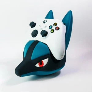 Lucario Porta Controller 3D – Supporto PS5 Xbox Nintendo | Fan Art Pokémon Gamer - Imagen 1 de 4