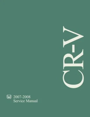 2007 2008 Honda CR-V CRV Shop Service Repair Manual Engine Drivetrain Electrical - Image 1 of 4
