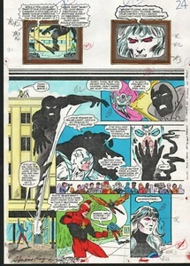 INFINITY INC #15 FUMETTO PRODUZIONE COLORI ART 3M ADRIENNE ROY TOLLIN FIRMATO pg19 - Foto 1 di 7