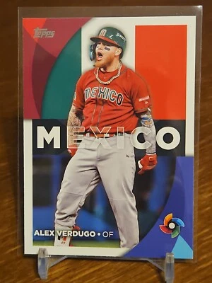 2023 Topps Series 2 Alex Verdugo WORLD BASEBALL CLASSIC INSERT #WBC-29, MEXICO - Image 1 of 2