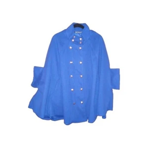 Royal Blue Cape Style Coat/Cloak Steampunk Cottagecore Whimsigoth Y2K Academia - Bild 1 von 5