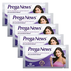 Kit de prueba Prega News | Dispositivo kit de prueba de embarazo Hcg orina de un paso | India Nº 1 - Imagen 1 de 8