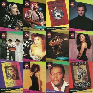 Misc - Musicards 1991 Pro Set Music Pop Rock Single Cards - Various Multi Artist