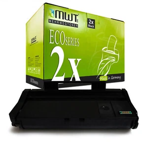 2x Toner for Ricoh SP 112 SU Sue Sf Sfe E, 407166 TYPESP100LE Black - Bild 1 von 5