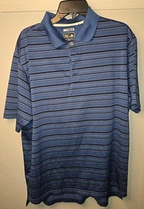 Adidas L Clim Cool Golf Polo T-shirt Men Short Sleeve Athletic - Picture 1 of 4