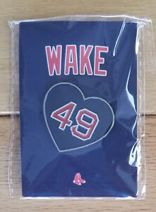 Boston Red Sox Fenway Park Tim Wakefield Opening Day April 9th Wake 49 Heart Pin