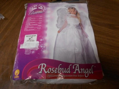 Rubies Rosebud Angel Child Costume, Medium, One Color  White - Image 1 of 4
