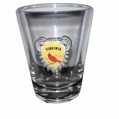 Vaso de chupito vintage del estado de Virginia Foto 1 de 3