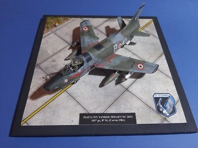 FIAT G.91Y YANKEE  1/72 Matchbox  with diorama Professional builder - Preorder - Immagine 1 di 4