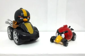Angry Birds Red Bird Hot Wheels & Black Bird Racer Go Hasbro Preschool Heros - Picture 1 of 1