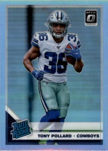 Tarjeta de novato Donruss Optic Holo #187 Tony Pollard 2019 tarifa RR Cowboys - casi nueva-como nueva - Imagen 1 de 2