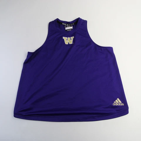 Washington Huskies adidas HEAT.RDY Sleeveless Shirt Women's Purple Used Cover