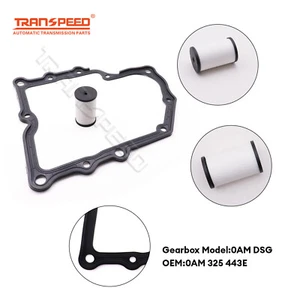 0AM325443E NEW Type 0AM DQ200 Transmission Oil Filters Pan Gasket DSG 7 VW Audi - Picture 1 of 13