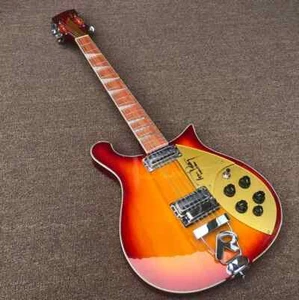 12 Strings Cherry Sunburst Petty Electric Guitar Gloss Varnish Red Fingerboard - Picture 1 of 6