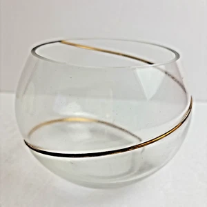 Partylite Rhapsody Gold Swirl Votive Candle Holder 4"X 4" - Picture 1 of 7