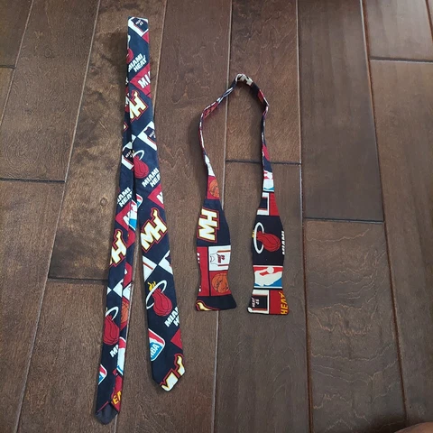 NBA Basketball Miami Heat Print Fashion Necktie Cover