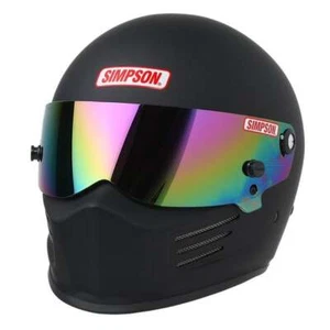 Simpson Racing SA2020 Bandit Auto Racing Helmet - Aerodynamic - XS - Matte Black - Picture 1 of 4