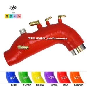 ZAP FITs SUBARU WRX 08-14 GE GH GR GV EJ25 SILICONA TURBO ENTRADA MANGUERA DE ADMISIÓN ROJA - Imagen 1 de 8