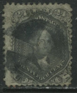 United States 1862 24 cents gray used - Picture 1 of 1