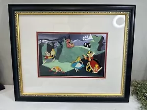 Walt Disney Gallery Exsclusive LE1500 Framed Pin Set Alice In Wonderland - Picture 1 of 3