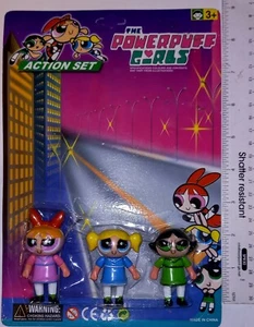 The Powerpuff girls original action set, 3 figure toy new in original packaging - Picture 1 of 2