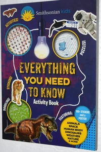 "EVERYTHING YOU NEED TO KNOW - Activity Book" (SC) 192 Pages (c) 2023, Brand New - Imagen 1 de 4