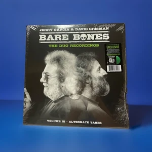 JERRY GARCIA - BARE BONES Vol. 3 (2LP) Limited Ed. GREEN VINYL STILL SEALED!! - Picture 1 of 2