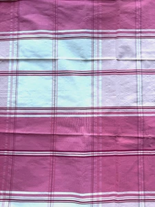 Thibaut New England Plaid Pink   Designer Fabric Remnant - Picture 1 of 3
