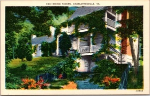 Patrick Henry Home Michie Tavern Charlottesville Virginia Linen Postcard A68-2 - Picture 1 of 2