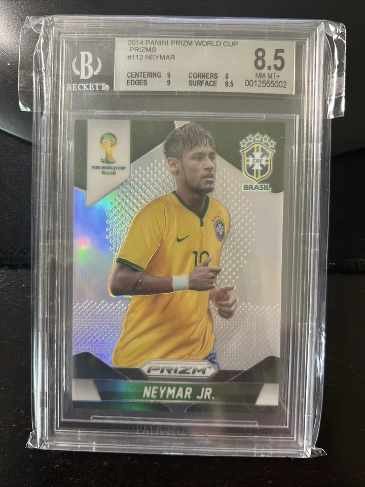2014 Panini Prizm Neymar Jr. World Cup Prizm Silver BGS 8.5 T - Image 1 of 1