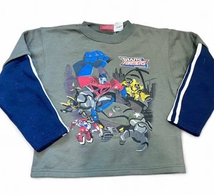 2009 Y2K Hasbro Transformers Sweatshirt Kids Size 6/7 Good Condition - Picture 1 of 5