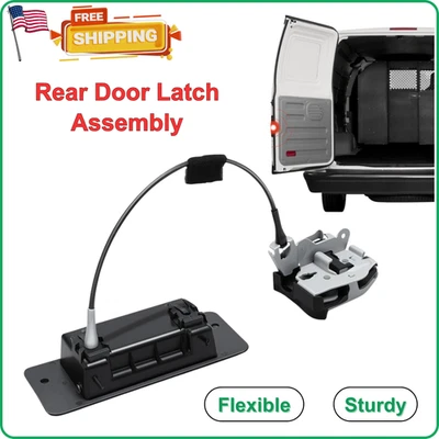 Pestillo puerta carga trasera con manija compatible con Ford E-150 E-250 E-350 Econoline Foto 1 de 4